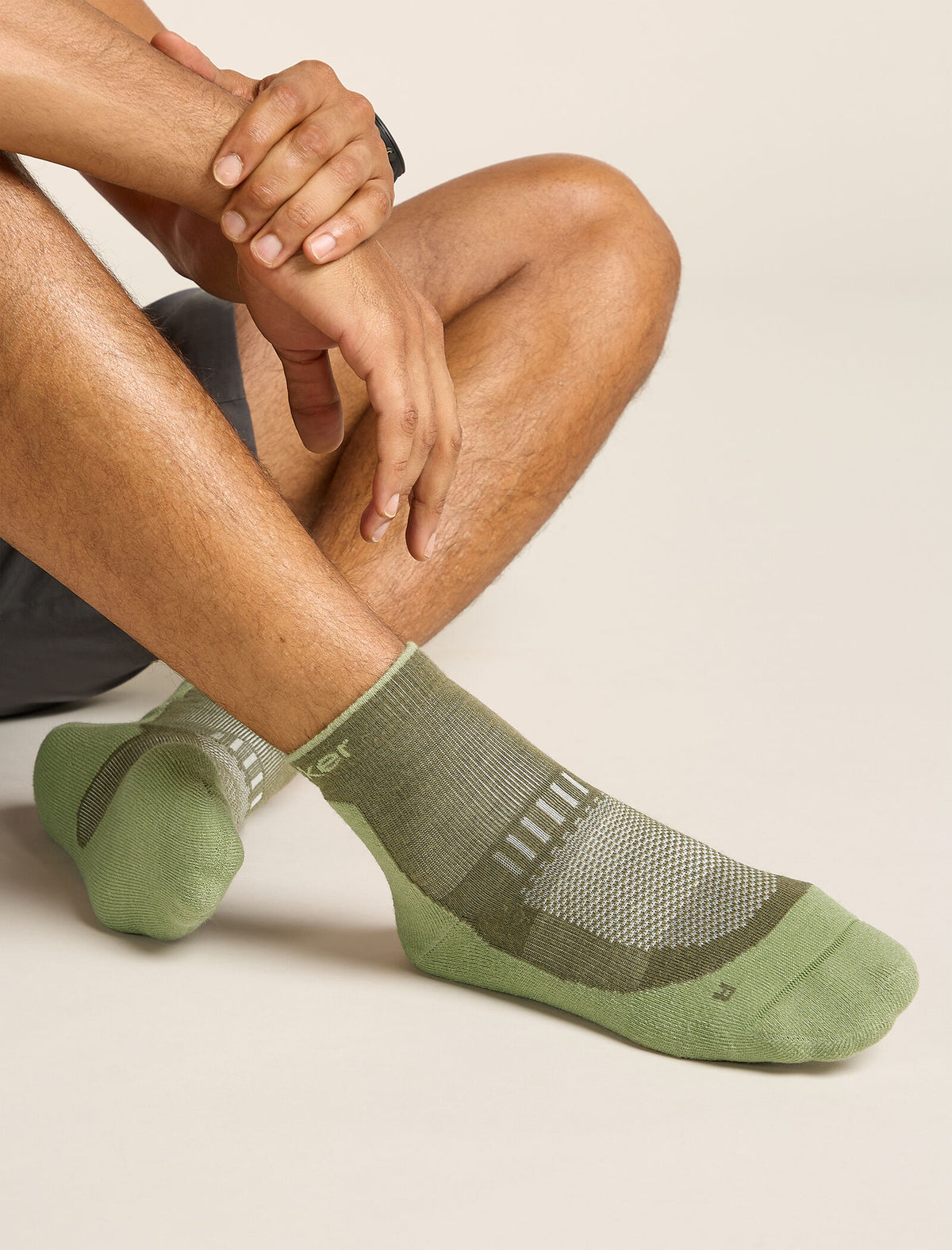 Men’s Merino Hike+ Light Mini Socks Loden/lichen - 2