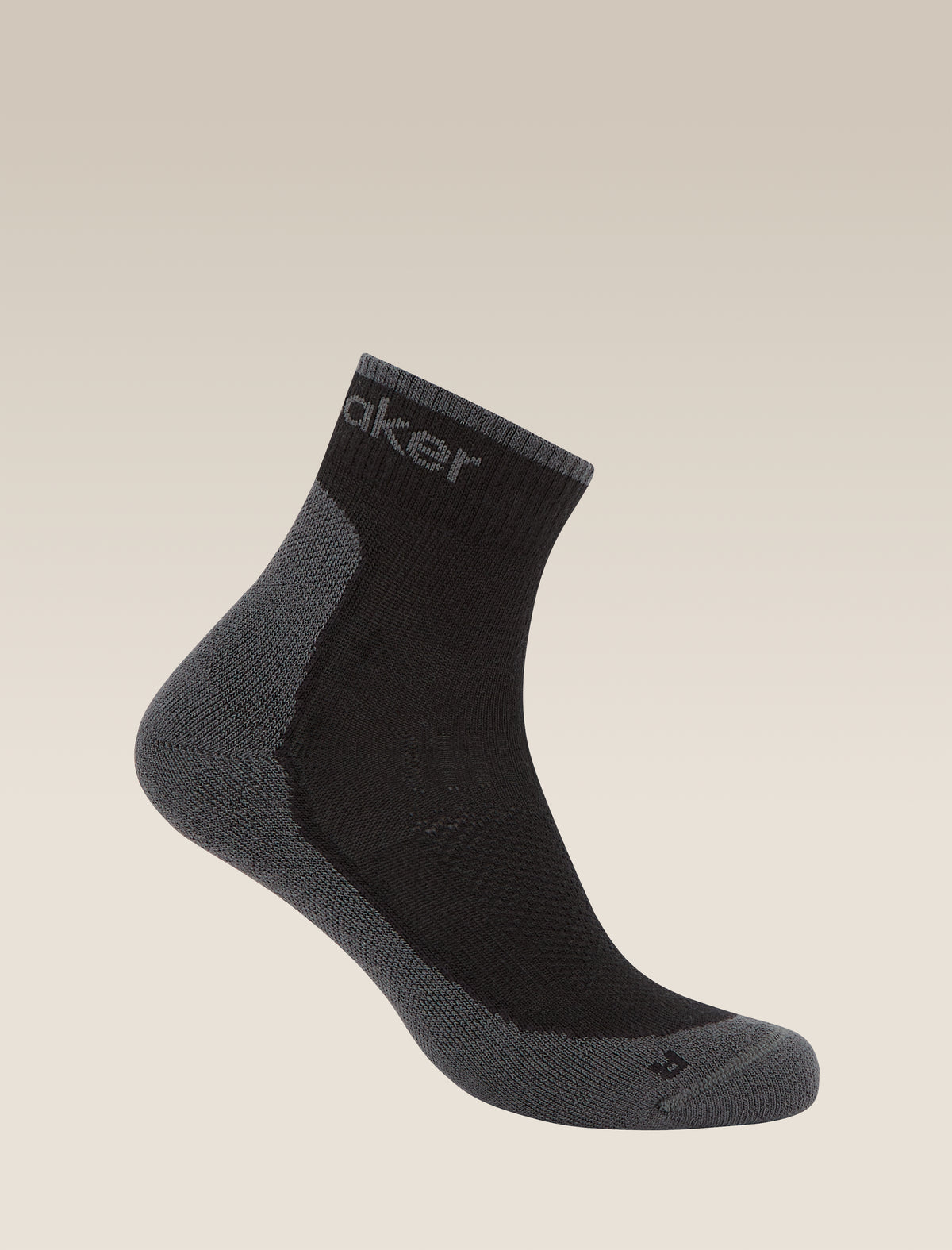 Men’s Merino Hike+ Light Mini Socks Black/Obsidian - 1