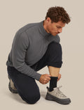 Men’s Merino Hike+ Light Crew Socks Black/Obsidian - 3