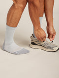 Men’s Merino Hike+ Light Crew Socks Ether/alloy - 1