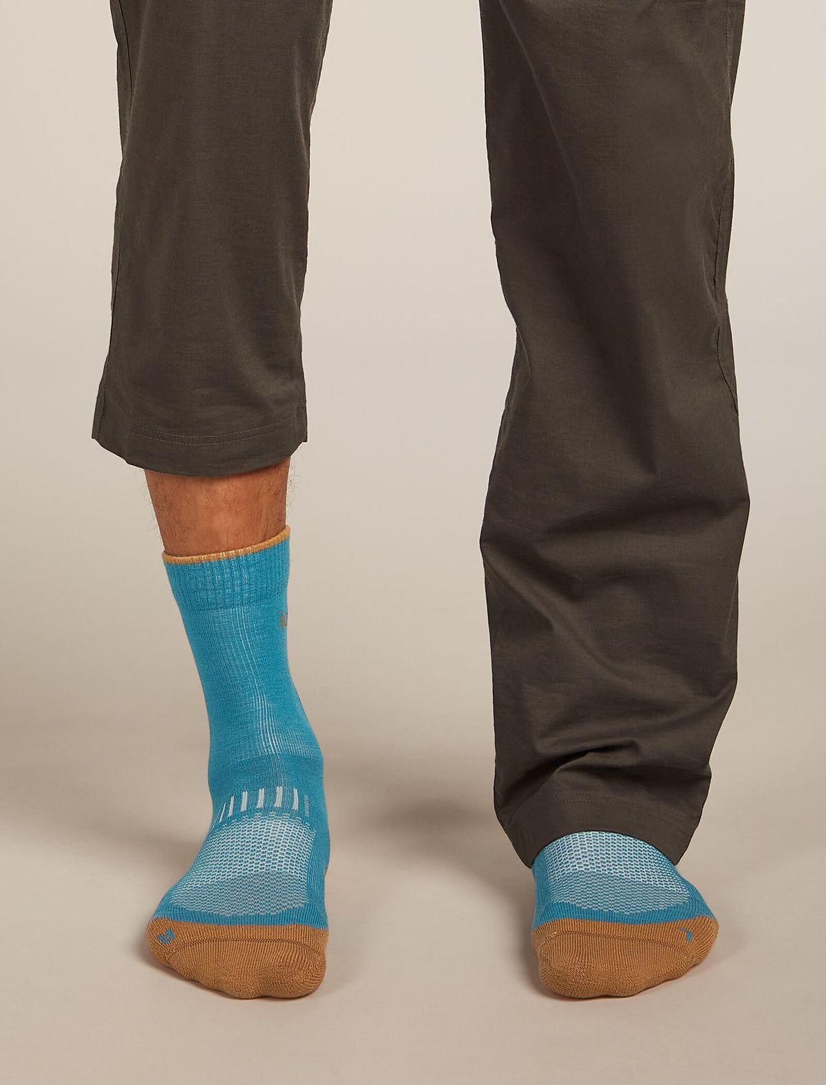 Men’s Merino Hike+ Light Crew Socks Topaz/Trail - 3
