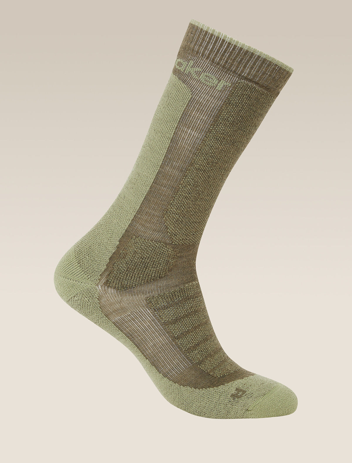 Men’s Merino Hike+ Heavy Crew Socks Loden/lichen - 1