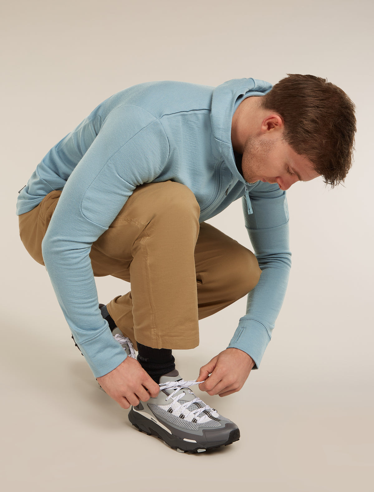 Men’s Merino Hike+ Heavy Crew Black/Obsidian - 4