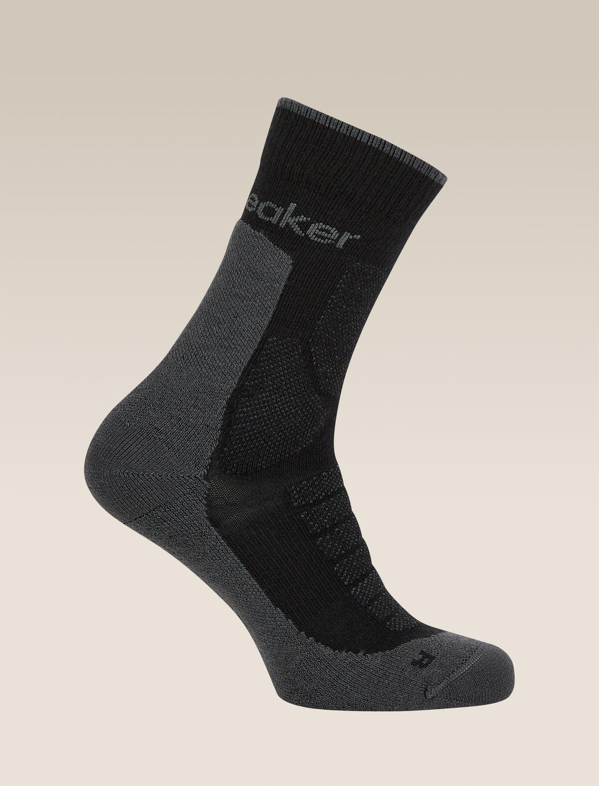 Men’s Merino Hike+ Heavy Crew Black/Obsidian - 3