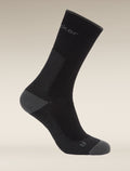 Men's Merino Hike+ Ultralight Crew BLACK/OBSIDIAN - 3