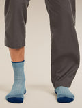 Men’s Merino Hike+ Ultralight Quarter Flint blue/Atlantis - 3
