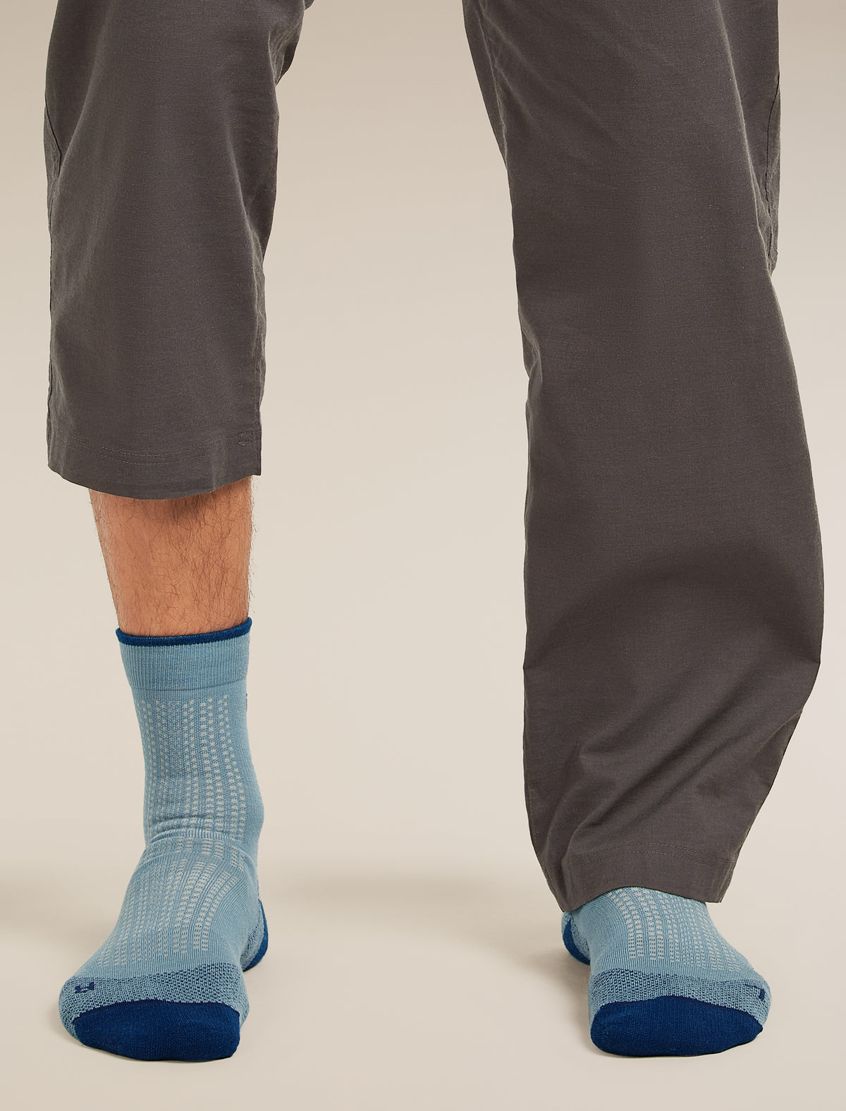 Men’s Merino Hike+ Ultralight Quarter Flint blue/Atlantis - 3