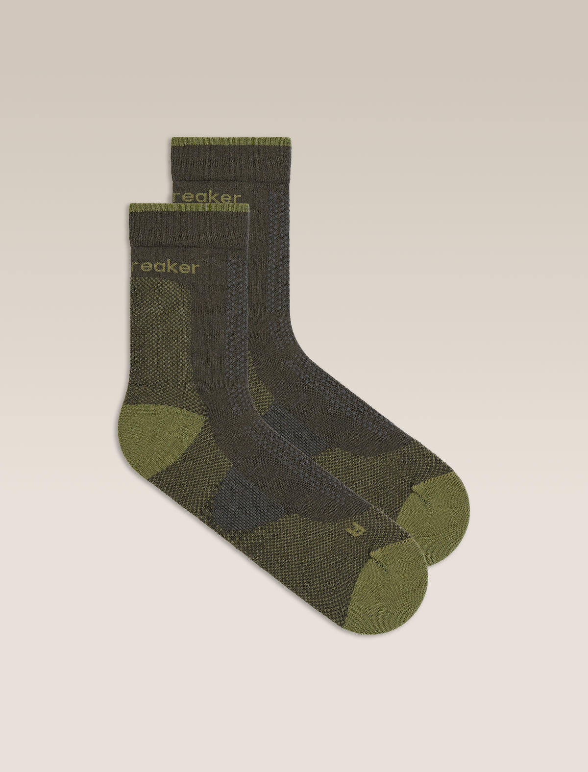 Men's Merino Hike+ Ultralight Quarter Socks Dark Loden/Sphagnum - 1
