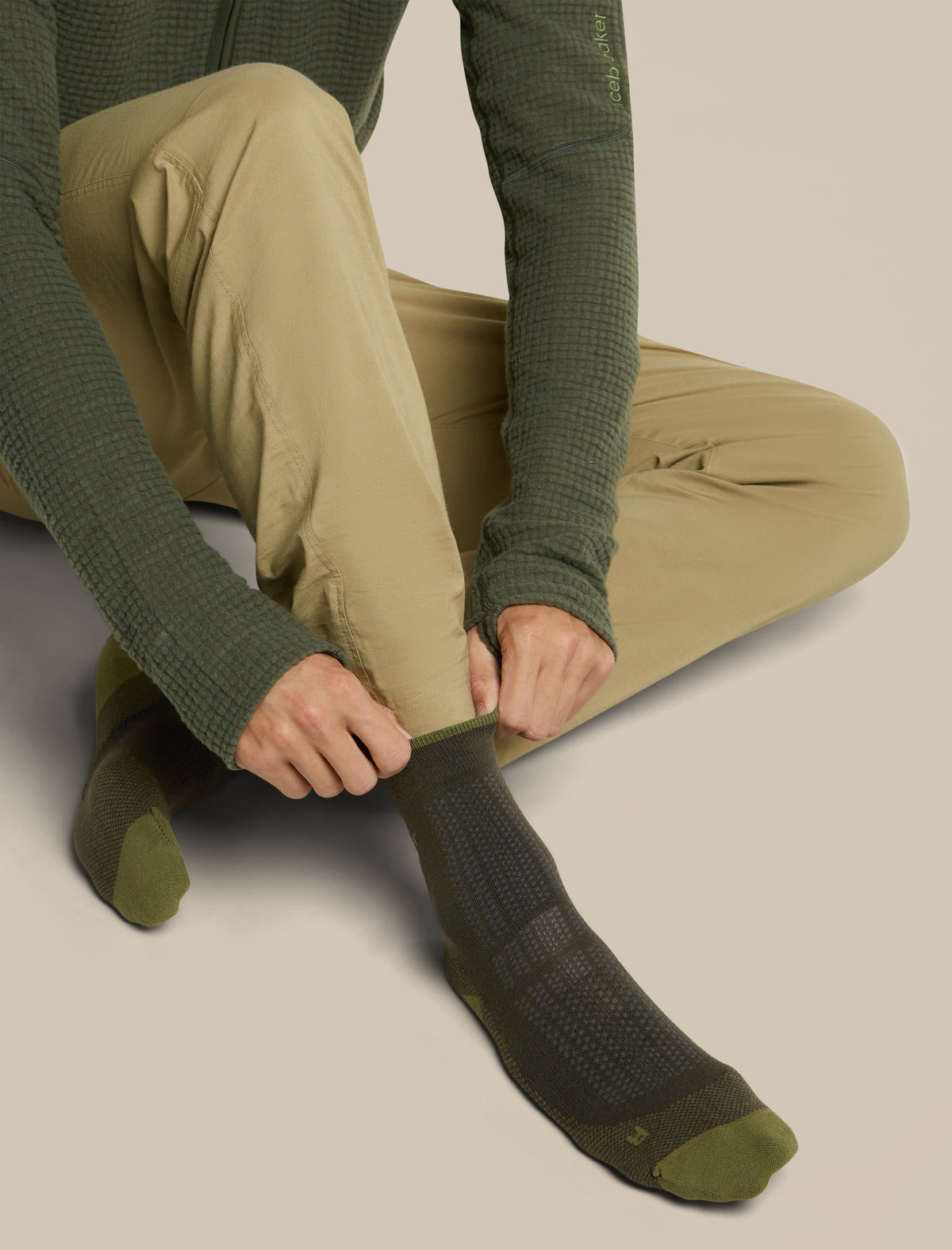 Men's Merino Hike+ Ultralight Quarter Socks Dark Loden/Sphagnum - 5