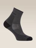 Women's Merino Hike+ Ultralight Socks Quarter Obsidian/black - 4