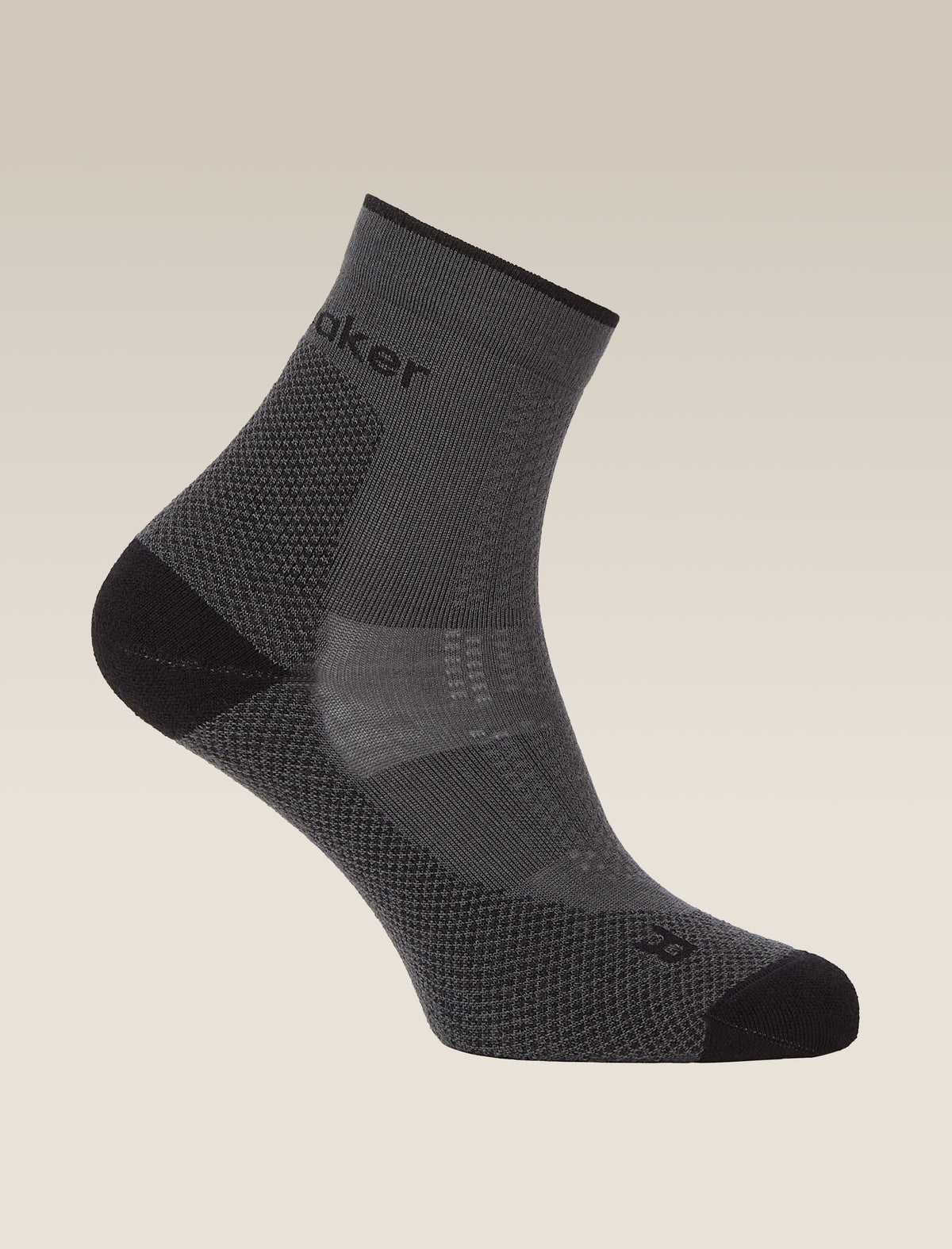Women's Merino Hike+ Ultralight Socks Quarter Obsidian/black - 4