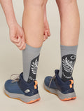 Women’s Merino Hike+ Light Crew Socks Fresh Fern Alloy/obsidian - 1