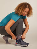 Women’s Merino Blend Run+ Ultralight Crew Socks Fusion Dye Summit Fd/Java - 1