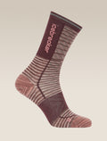 Women’s Merino Blend Run+ Ultralight Crew Socks Fusion Dye Summit Fd/Java - 4