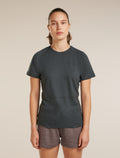 Women’s Merino 200 Waffle Elevation Short Sleeve T-Shirt Obsidian - 1