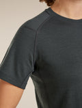 Women’s Merino 200 Waffle Elevation Short Sleeve T-Shirt Obsidian - 6