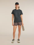 Women’s Merino 200 Waffle Elevation Short Sleeve T-Shirt Obsidian - 4