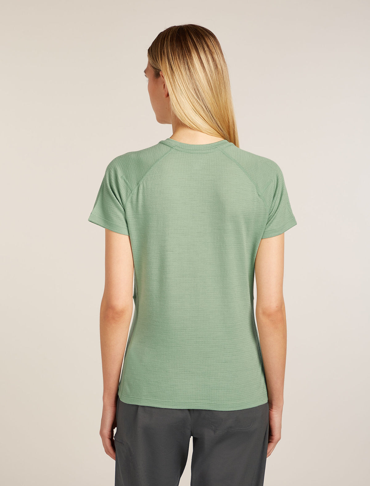 Women’s Merino 200 Waffle Elevation Short Sleeve T-Shirt Seaglass - 2