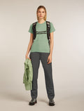 Women’s Merino 200 Waffle Elevation Short Sleeve T-Shirt Seaglass - 4