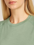 Women’s Merino 200 Waffle Elevation Short Sleeve T-Shirt Seaglass - 5