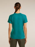 Women’s Merino 200 Waffle Elevation Short Sleeve T-Shirt Tidal teal - 2