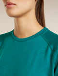 Women’s Merino 200 Waffle Elevation Short Sleeve T-Shirt Tidal teal - 5