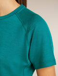Women’s Merino 200 Waffle Elevation Short Sleeve T-Shirt Tidal teal - 6