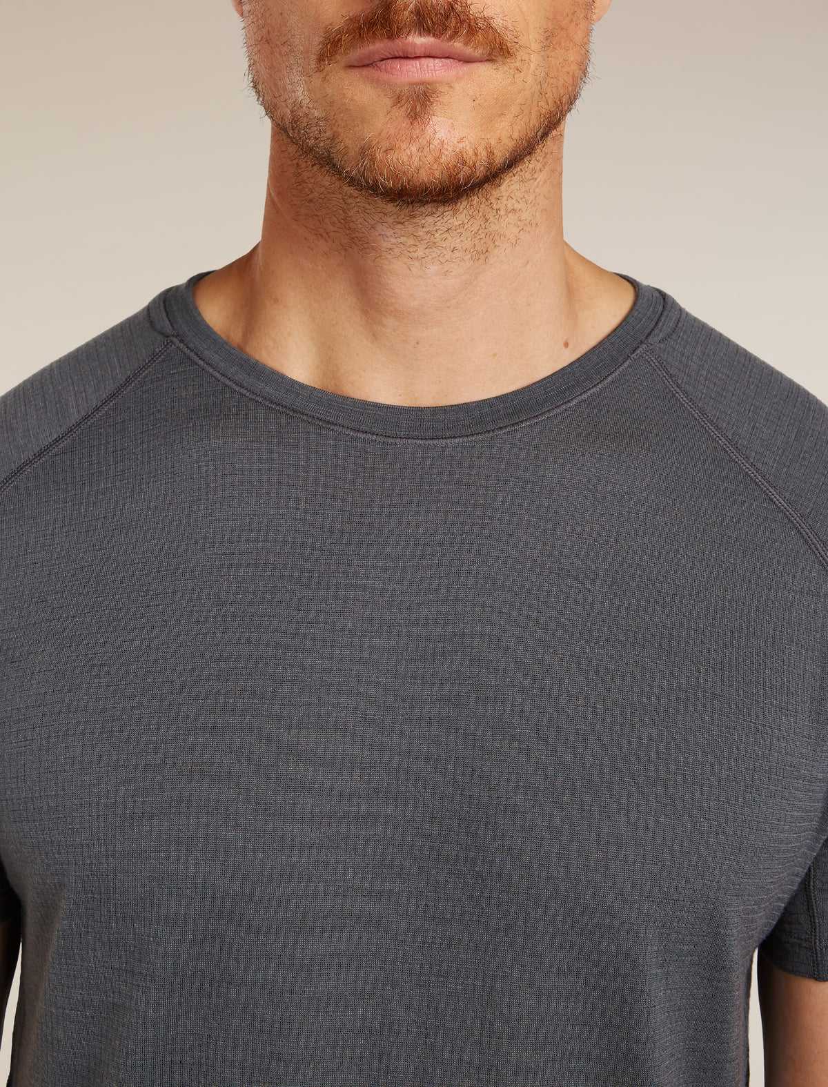 Men’s Merino 200 Waffle Elevation Short Sleeve T-Shirt Obsidian - 5