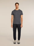 Men’s Merino 200 Waffle Elevation Short Sleeve T-Shirt Obsidian - 3