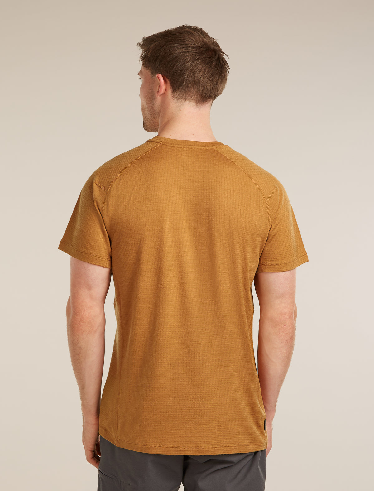 Men’s Merino 200 Waffle Elevation Short Sleeve T-Shirt Trail - 2