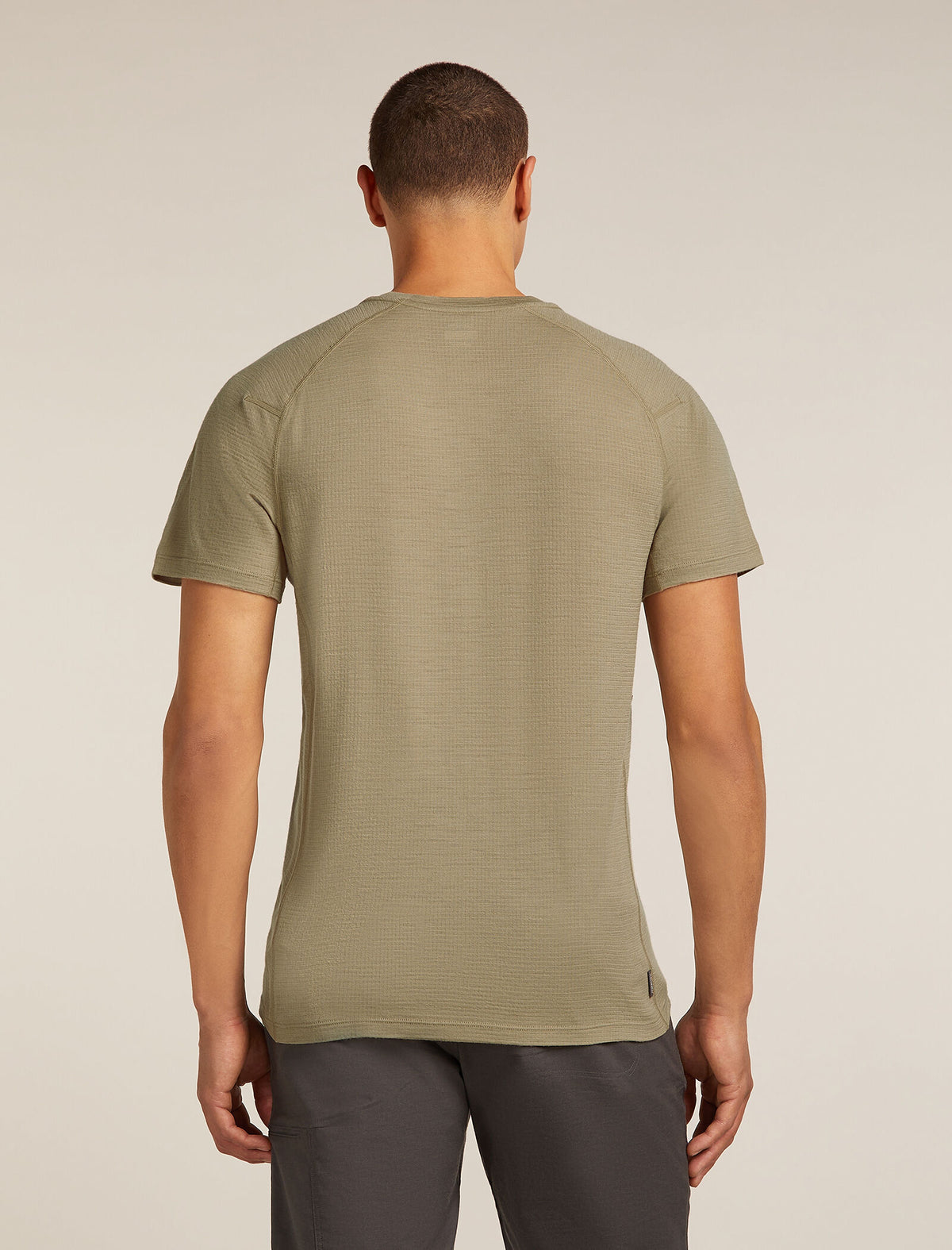 Men’s Merino 200 Waffle Elevation Short Sleeve T-Shirt Flagstone - 2