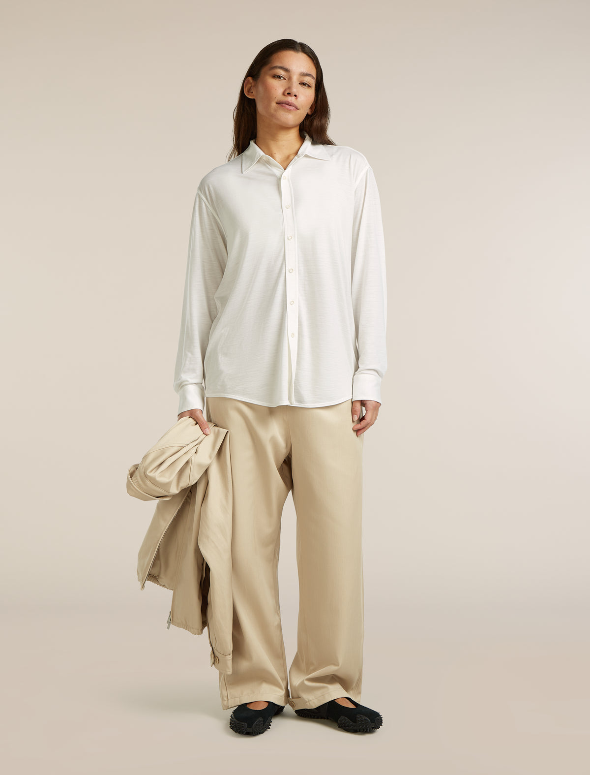 Unisex Merino Blend 125 Cool-Lite™ Long Sleeve Shirt Enamel - 2