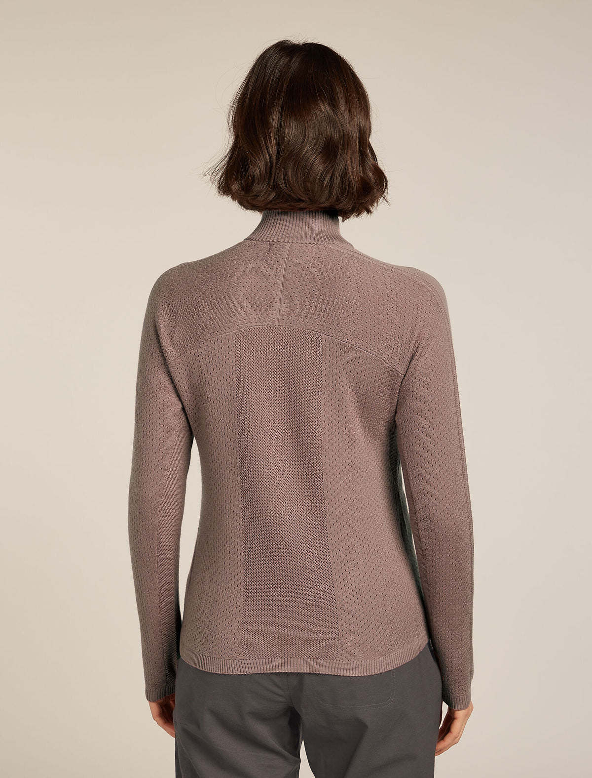 Women’s Merino icebreaker Anniversary Original Long Sleeve Half Zip Top Summit - 2