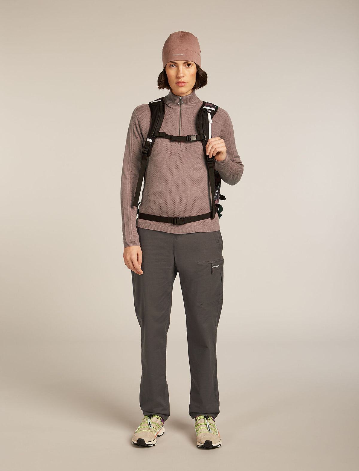Women’s Merino icebreaker Anniversary Original Long Sleeve Half Zip Top Summit - 4
