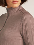 Women’s Merino icebreaker Anniversary Original Long Sleeve Half Zip Top Summit - 5