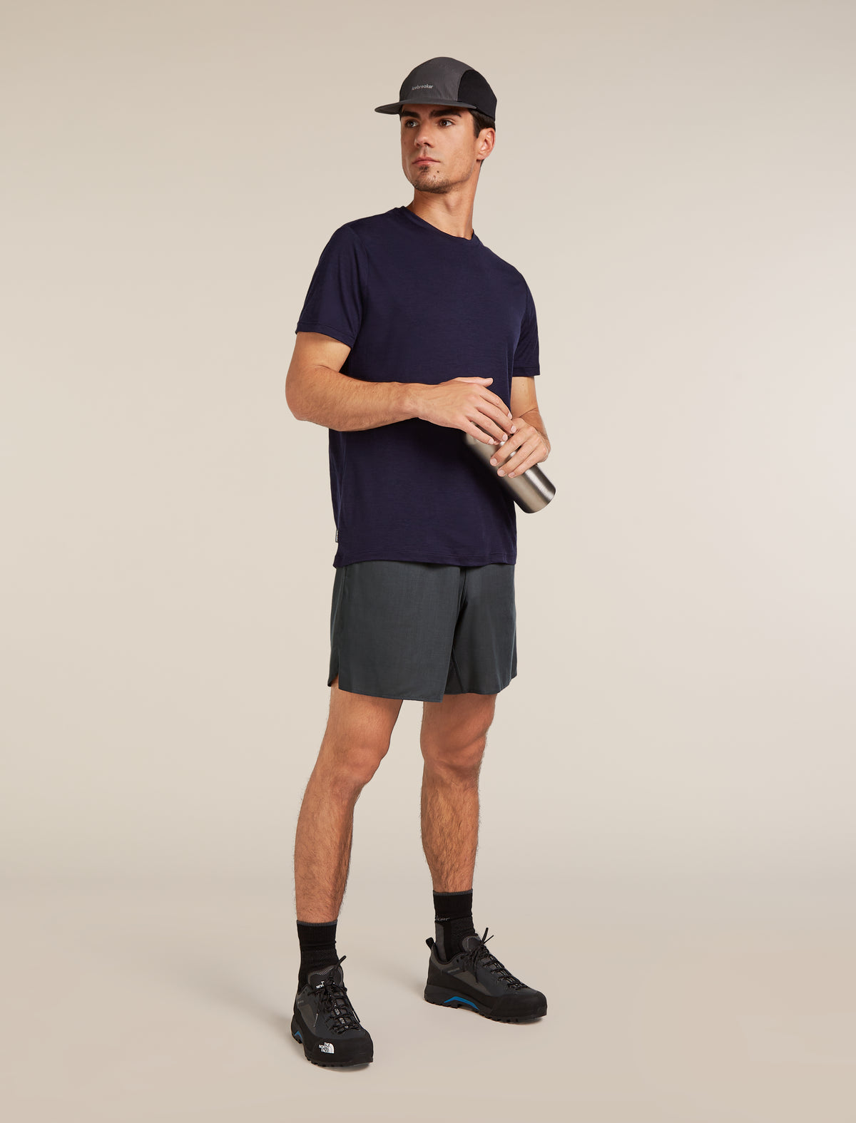 Men’s Merino Blend 125 Cool-Lite™ Active 7" Shorts Obsidian - 4