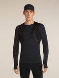 Men’s Merino Blend 125 ZoneKnit™ Long Sleeve Crewe Black - 5