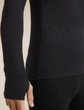 Men’s Merino Blend 125 ZoneKnit™ Long Sleeve Crewe Black - 6