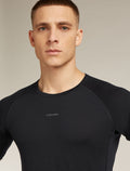 Men’s Merino Blend 125 ZoneKnit™ Short Sleeve Crewe Black - 5