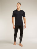 Men’s Merino Blend 125 ZoneKnit™ Short Sleeve Crewe Black - 3