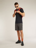 Men’s Merino Blend 125 ZoneKnit™ Short Sleeve Crewe Black - 4