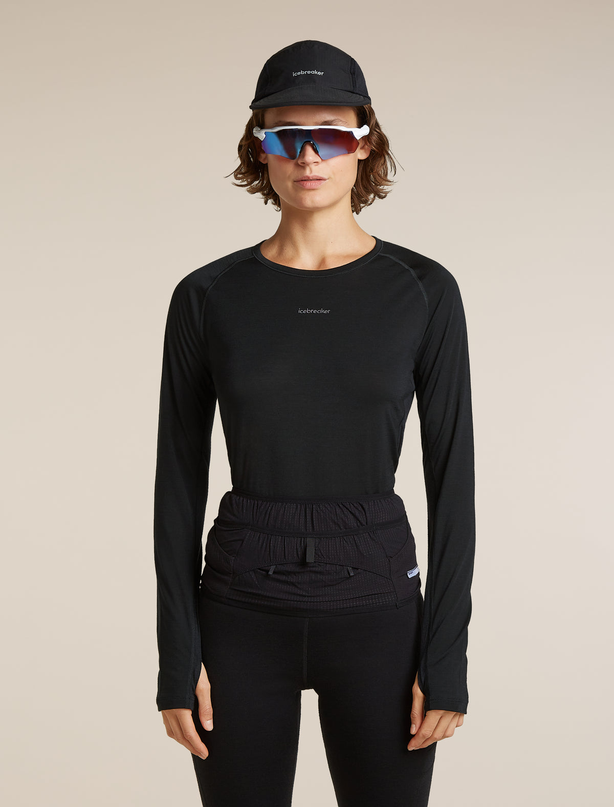 Women’s Merino Blend 125 ZoneKnit™ Long Sleeve Crewe Black - 5