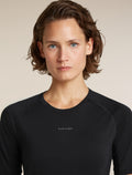 Women’s Merino Blend 125 ZoneKnit™ Short Sleeve Crewe Black - 7
