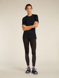 Women’s Merino Blend 125 ZoneKnit™ Short Sleeve Crewe Black - 3