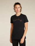 Women’s Merino 150 Tech Lite Short Sleeve T-Shirt Airbourne Squirrel Black - 1