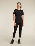 Women’s Merino 150 Tech Lite Short Sleeve T-Shirt Airbourne Squirrel Black - 3