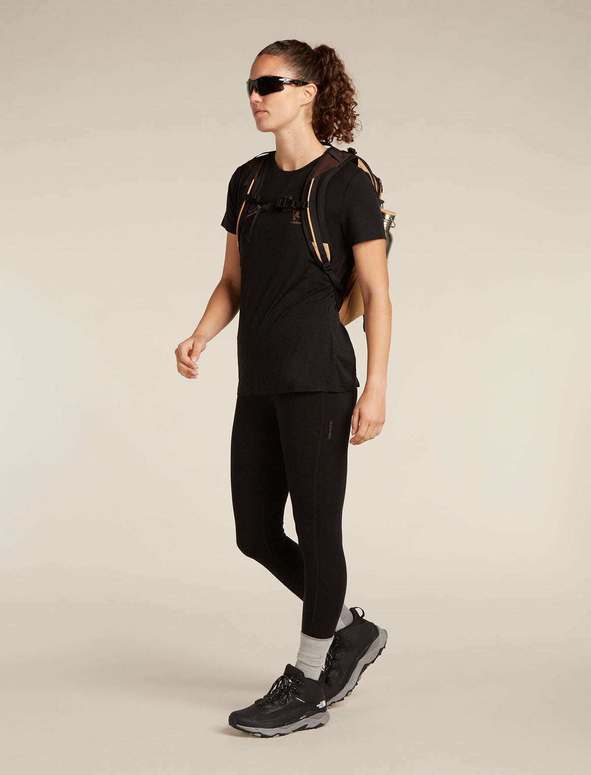 Women’s Merino 150 Tech Lite Short Sleeve T-Shirt Airbourne Squirrel Black - 4