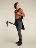 Women’s Merino 260 Fastray 25" High Rise Tights Fresh Ferns Obsidian/carob - 5