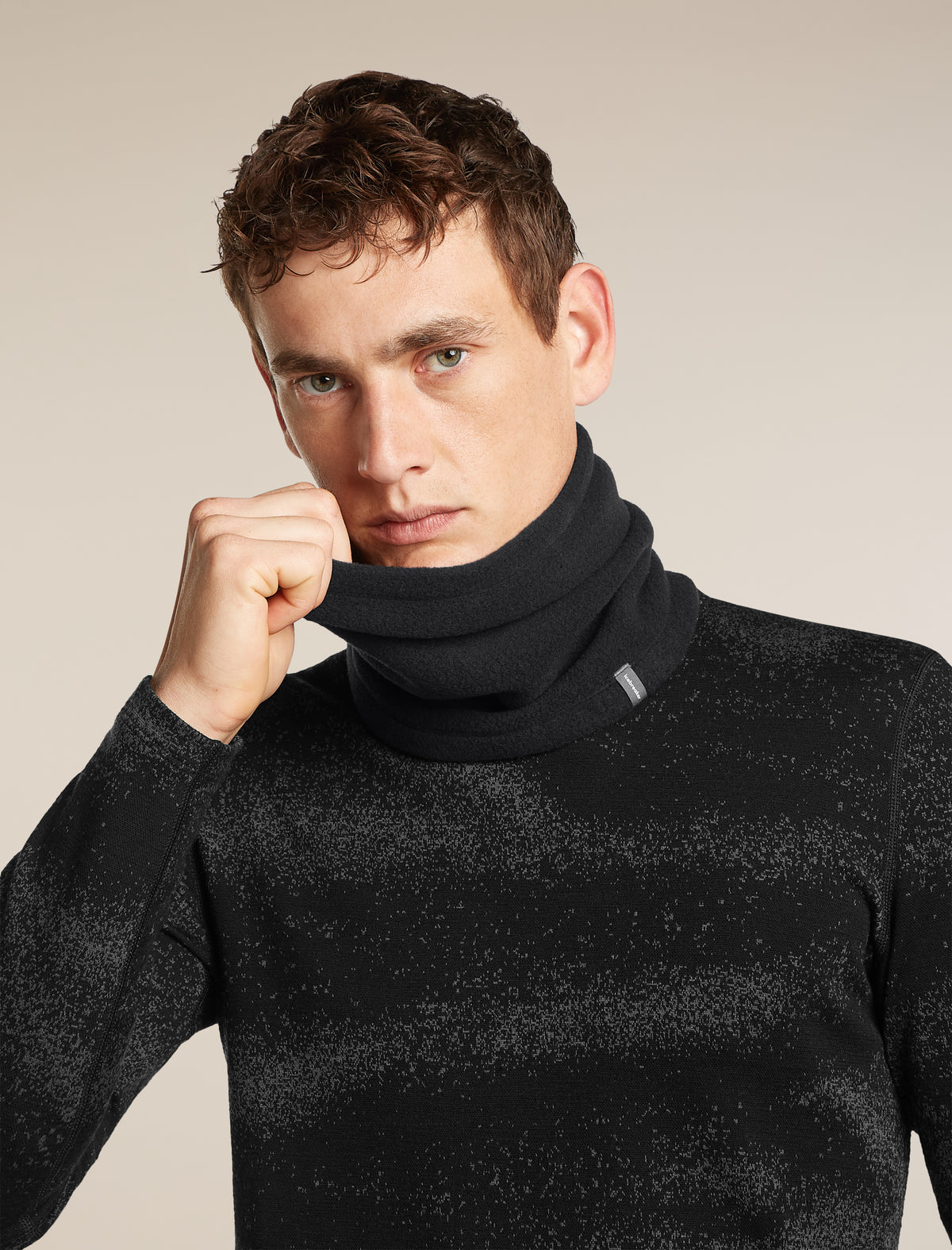 Unisex Merino Blend 800 RealFleece™  Classic Pile Chute Black - 7
