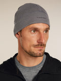 Merino 260 Waffle Knit Wander Reversible Beanie Obsidian/Black - 2